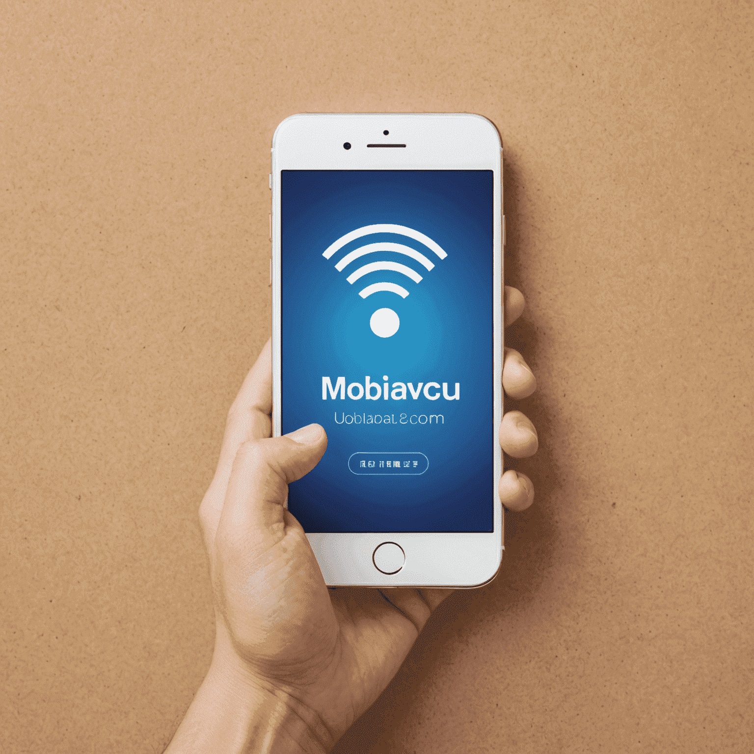 شعار mobivacu_com يعرض رمزًا لحلول الاتصالات المتنقلة